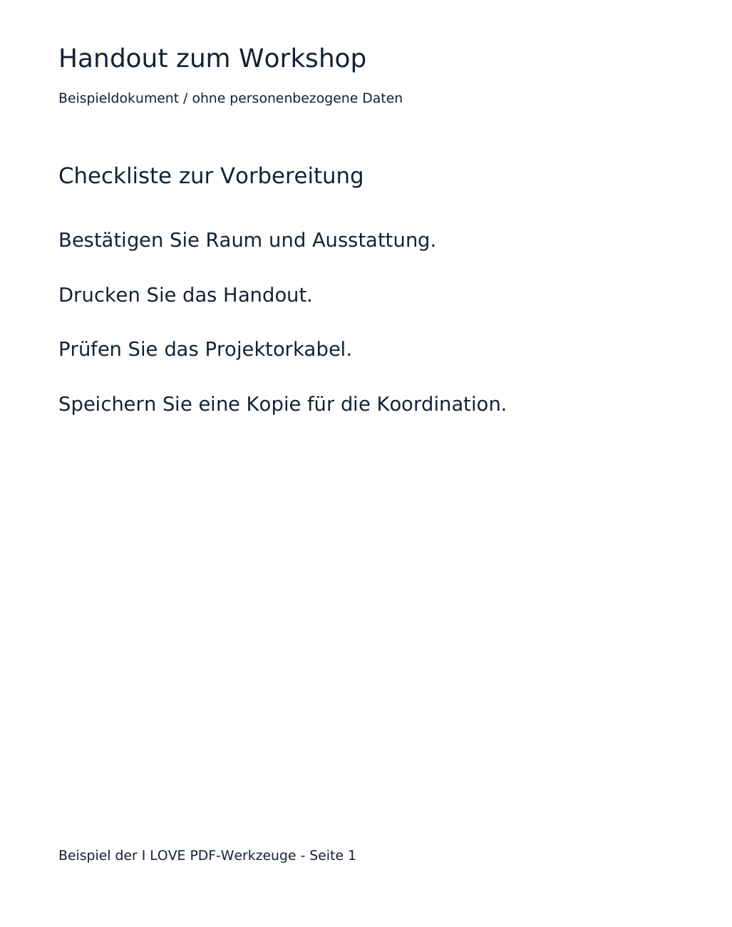 Erste Seite des tatsächlichen komprimierten Handouts, visuell unverändert.