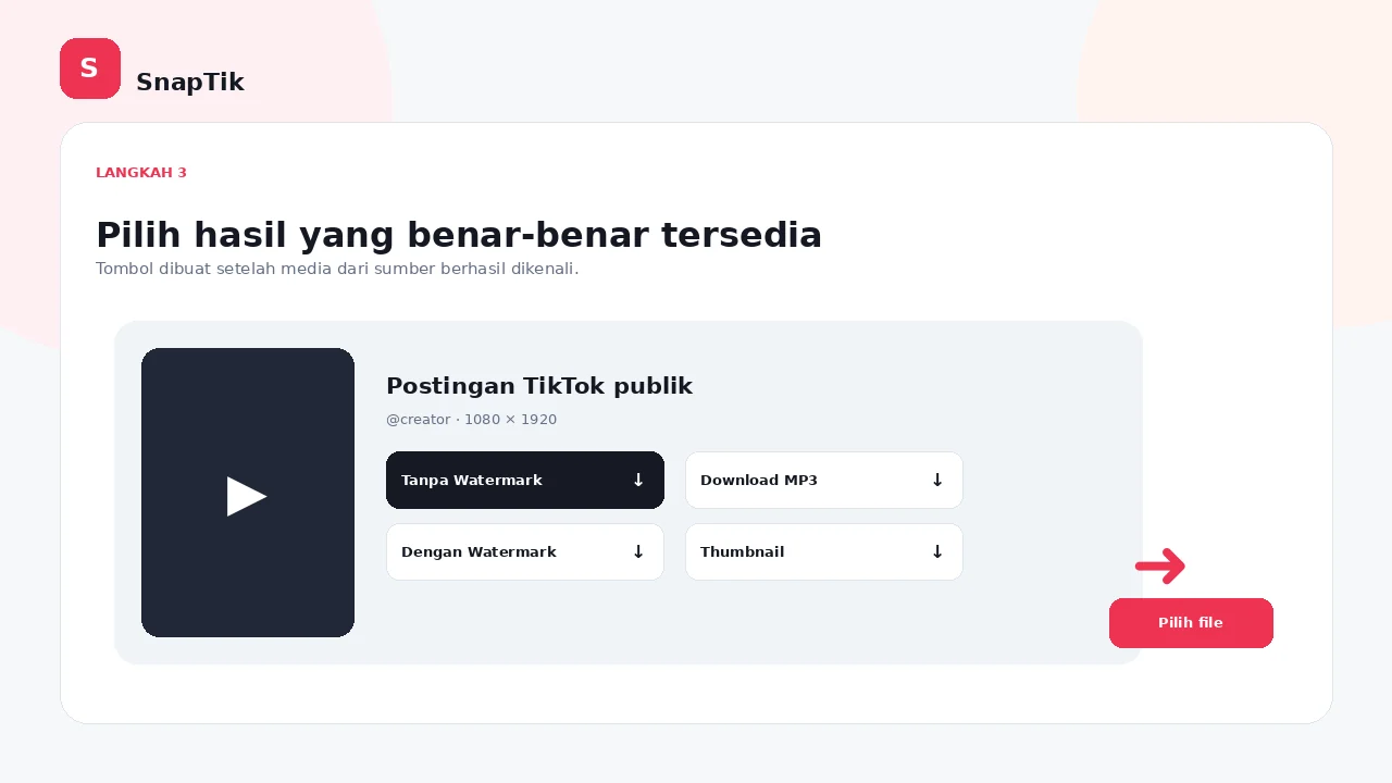 Bagaimana Kami Menguji SnapTik?